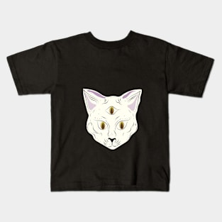 Cat's Third Eye Kids T-Shirt